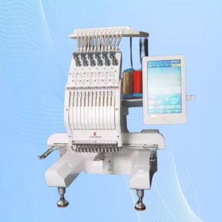 YS-MINI1201 Custom lifetime service single head Mini home T-shirt hat computer flat clothes cnc embroidery machine looking for agents