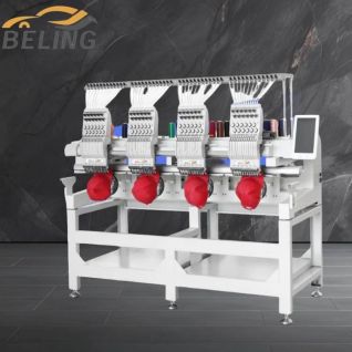 BL-43Industrial 12 15 needle 4 head computer embroidery machine automatic shirt cap t-shirt computerized embroidery machine four head