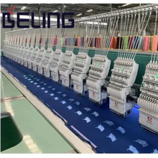 15 heads 12 needles high speed flat embroidery machine for sale