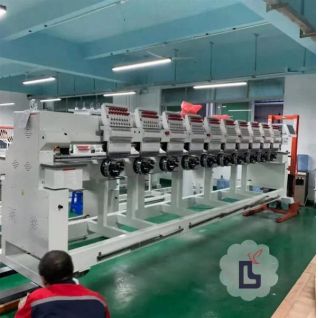 Industrial/home use 24 heads BeiLing embroidery machine computerized 1200RPM 400*450 sewing area