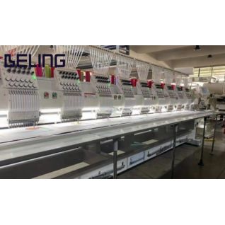 21 heads high speed good quality garment factory computer flat embroidery machine